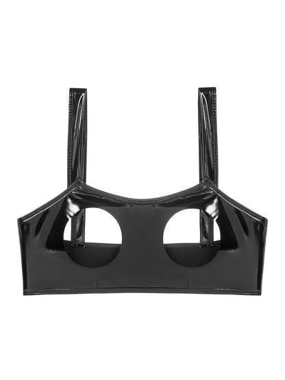 Glossy Latex Bra Corset
