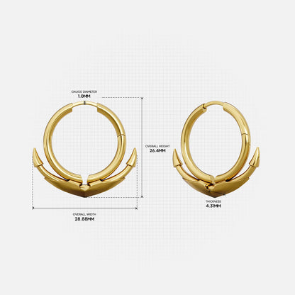 JOINT CLAW EARRINGS