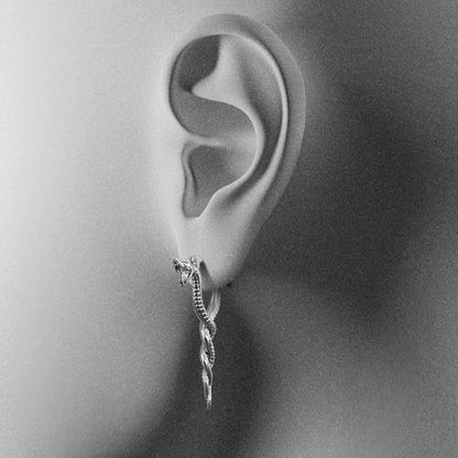 DUAL SERPENT EARRINGS