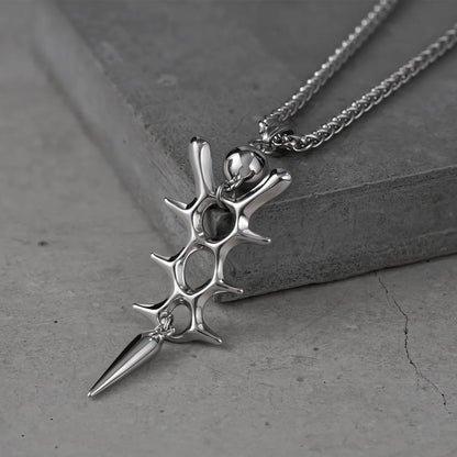 BIOMECH SPINE NECKLACE