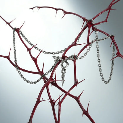 DUAL SERPENT EARRINGS
