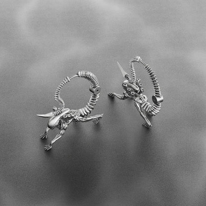 XENOMORPH ALIEN EARRINGS