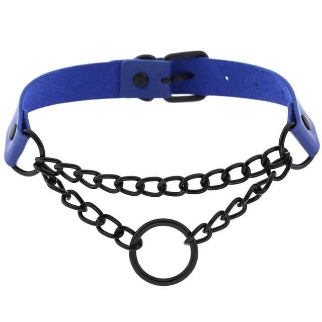 Lady Punk Chain Choker - Creepy Goth