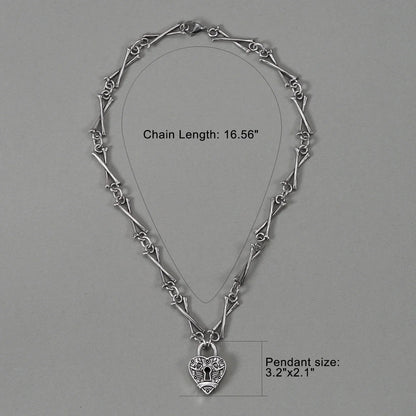 Thorned Heart Lock Bundle (2-Piece Set)
