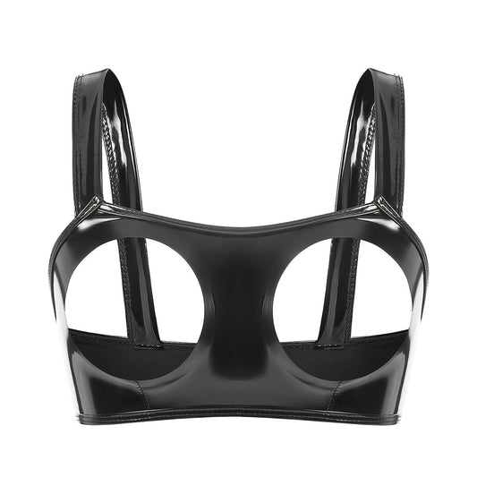 Glossy Latex Bra - Creepy Goth