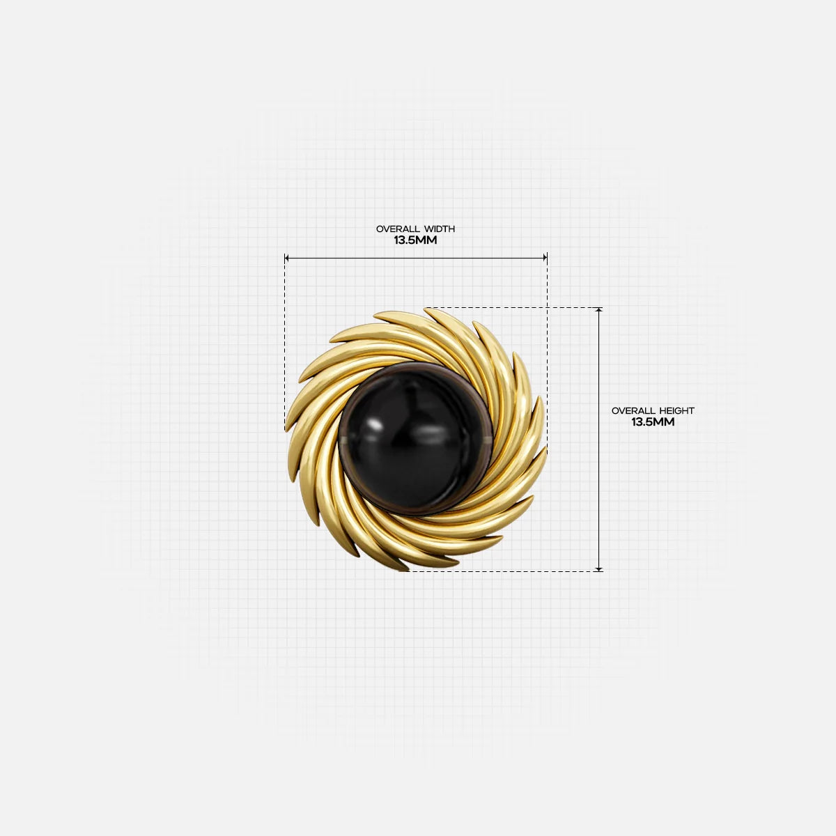 STELLAR HELIX EAR STUDS