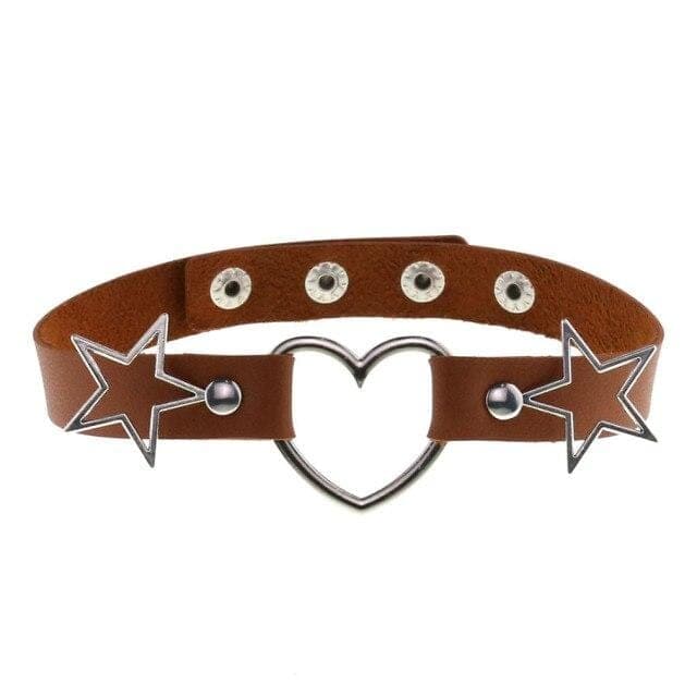Cosmic Love Gothic Choker Necklace - Creepy Goth
