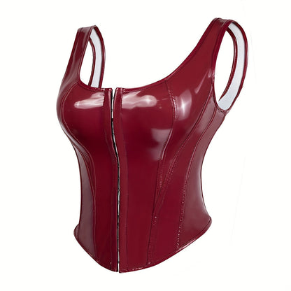 Retro Corset Top - Creepy Goth