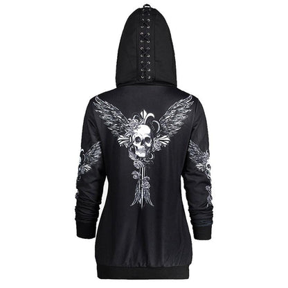 Skull Wing Hoodie - front studio view (1 of 2)