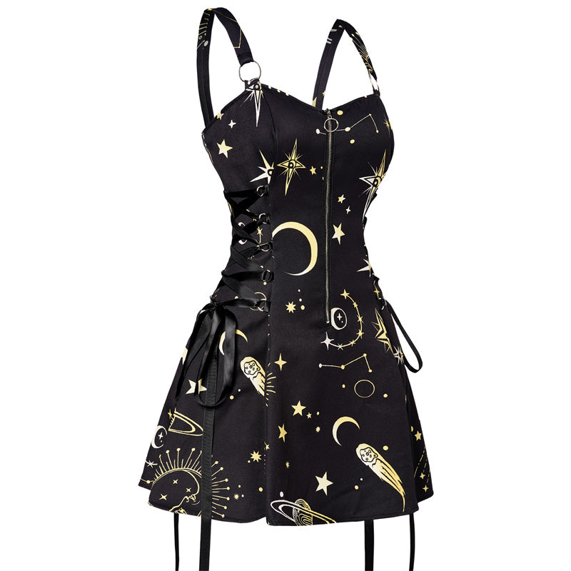 Celestial Moon Dress - front studio view (1 of 3)