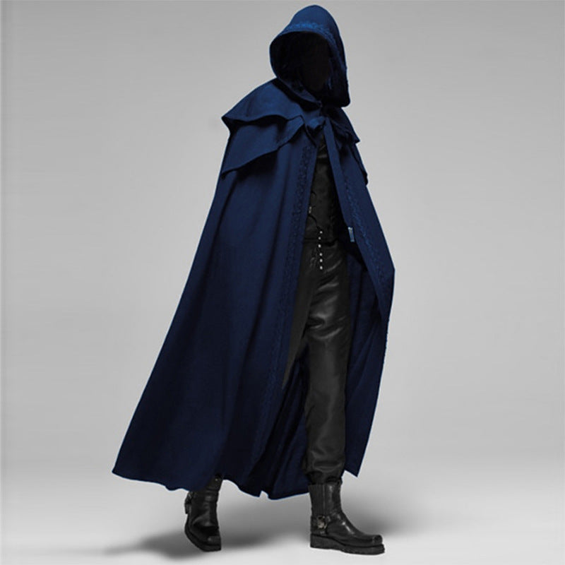 Gothic Hooded Cloak - close-up of material and texture (3 of 4)