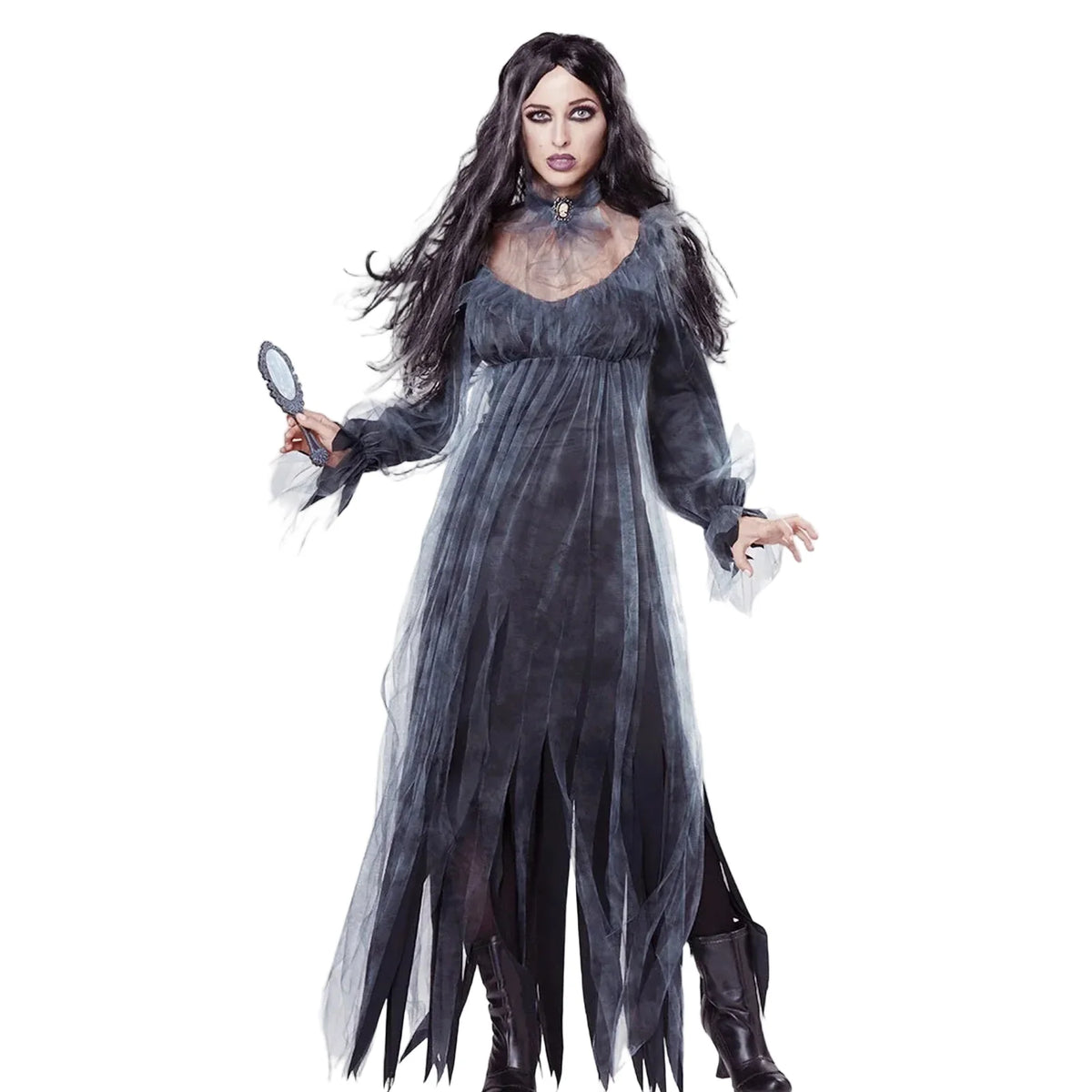 Gothic Maxi Dress - front studio view