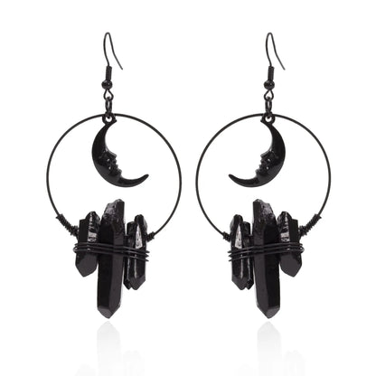 Gothic Boho Earrings - front studio view (1 of 2)