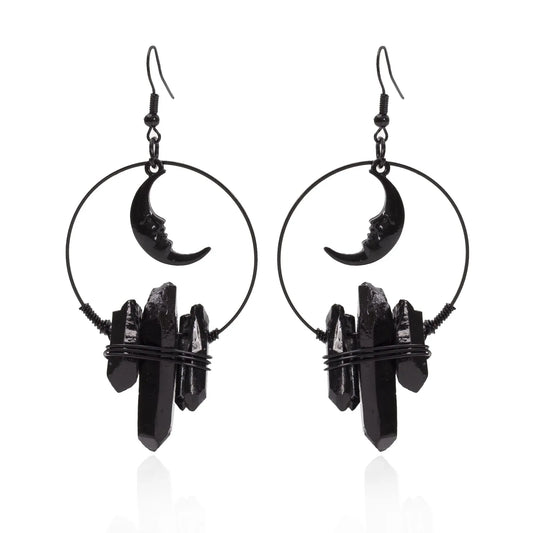 Gothic Boho Earrings - front studio view (1 of 2)