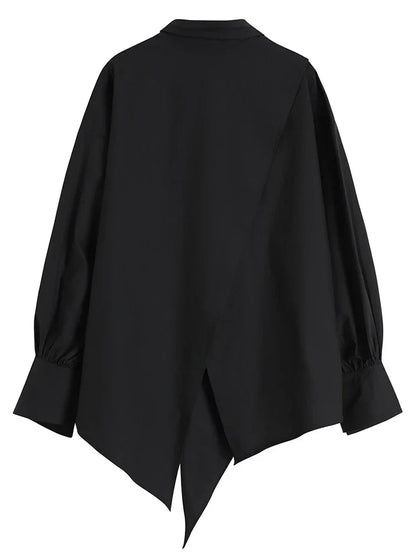 Gothic Blouse Black Top
