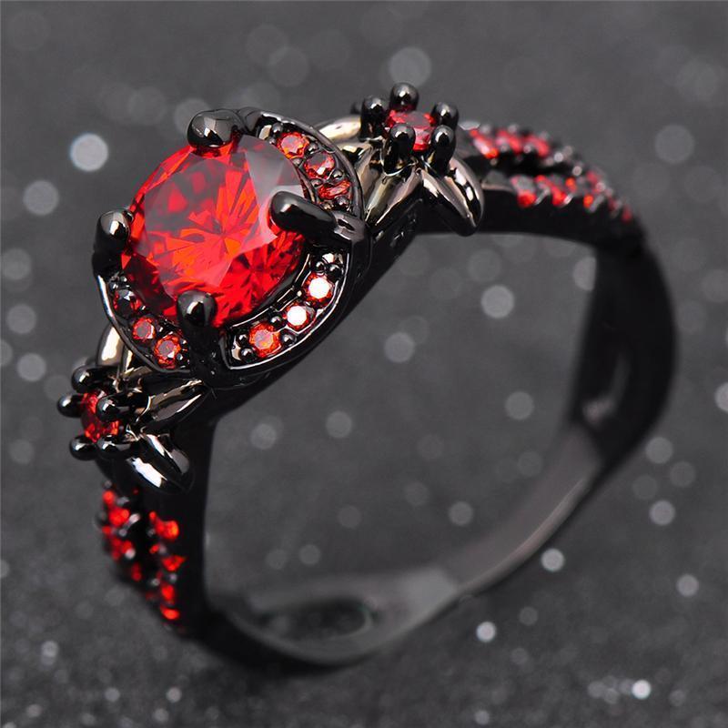 Ruby Gemstone Ring - primary photo, shown with a person (1 of 4)
