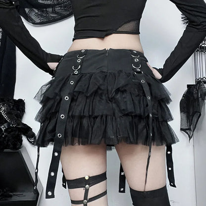 Black Tulle Mini Harness