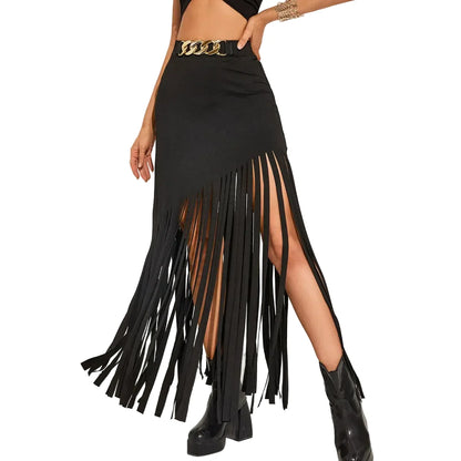 Women's Maxi Skirt - primary photo, shown with a person (1 of 4)