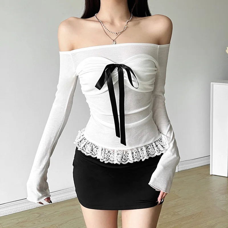 White Blouse Top