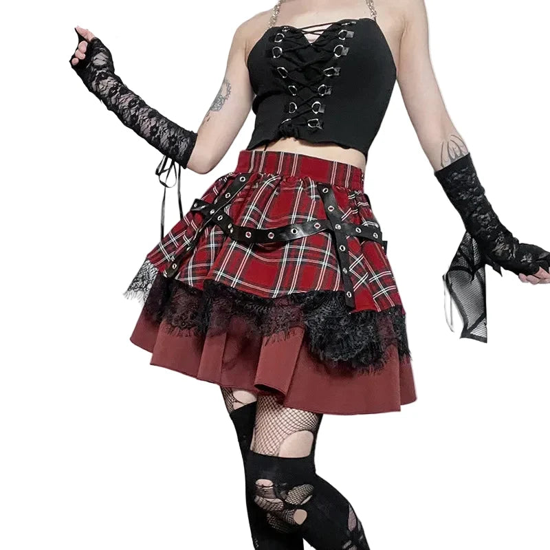 Mini Plaid Skirt