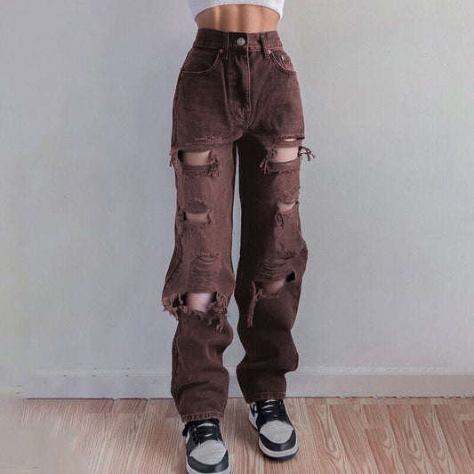 Ripped Gothic Jeans