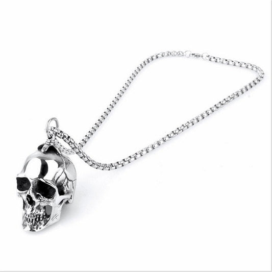 Anatomical Skull Pendant - Creepy Goth