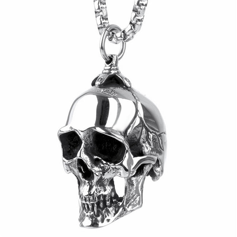 Anatomical Skull Pendant - Creepy Goth