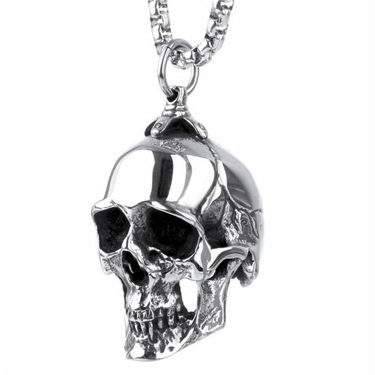 Anatomical Skull Pendant - Creepy Goth