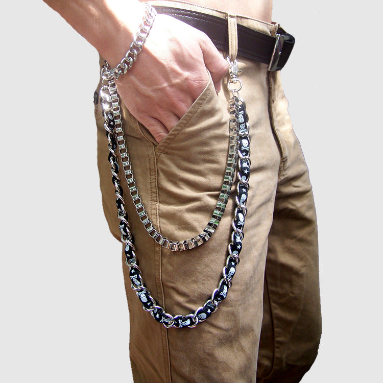 Rock Pirate Belt Chain Men's Wallet Chains