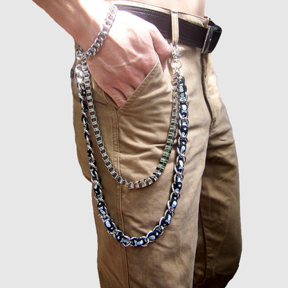 Rock Pirate Belt Chain Men's Wallet Chains