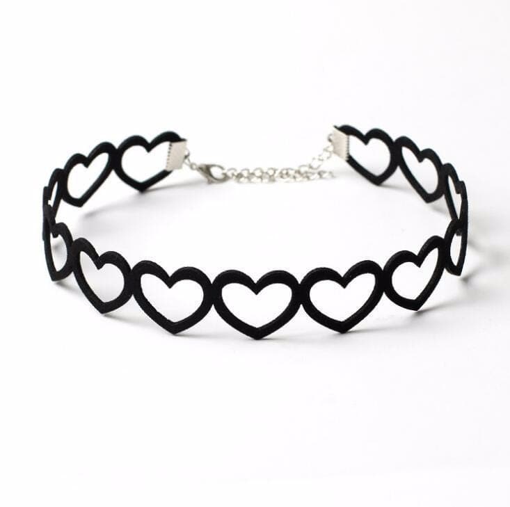 Love Heart Choker - Creepy Goth