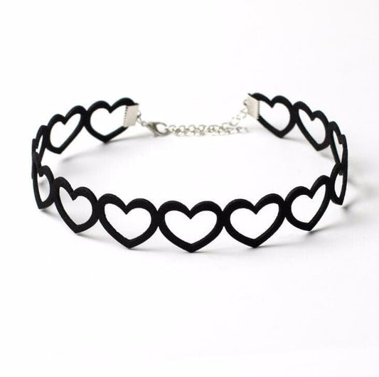Love Heart Choker - Creepy Goth