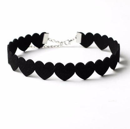 Love Heart Choker - Creepy Goth