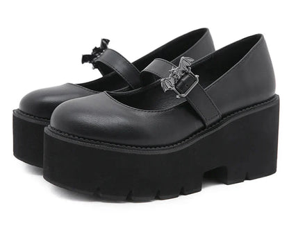 Noctyra Platform Mary Janes Shoes