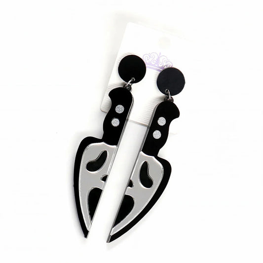 Unisex Knife Earrings - front studio view (1 of 2)