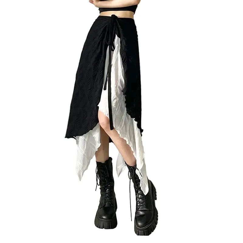 Women's Punk Style Skirt - front studio view (1 of 4)