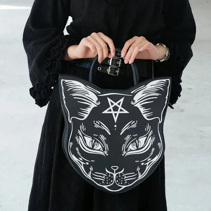 Hexicat Gothic Pentacle Shoulder Bag