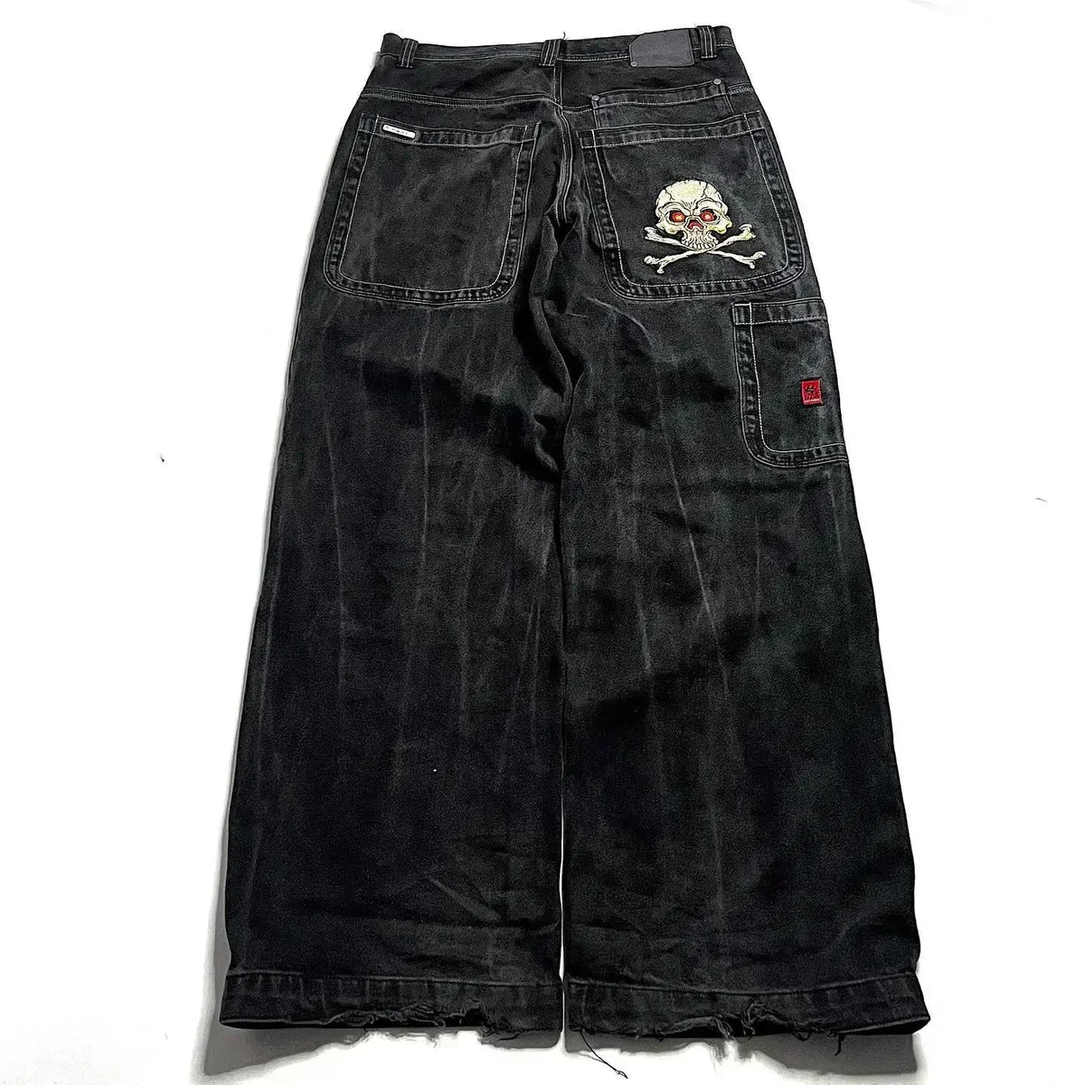 Skull Baggy Pants - front studio view (1 of 2)