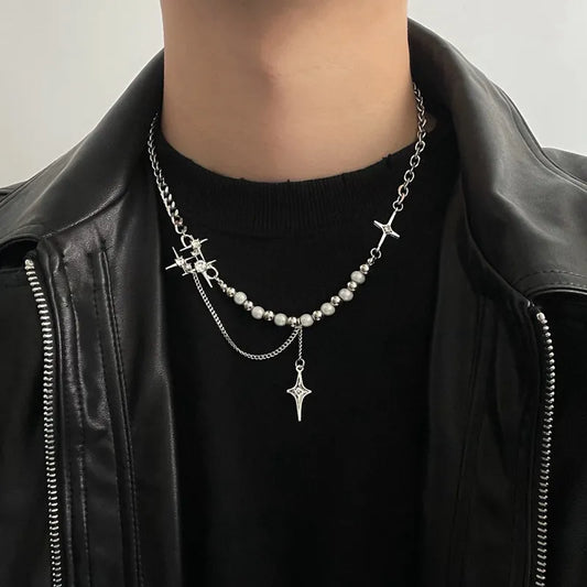 Unisex Necklace - primary photo, shown with a person