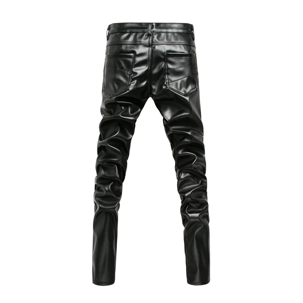 Black Multi-Zip Slim Pants