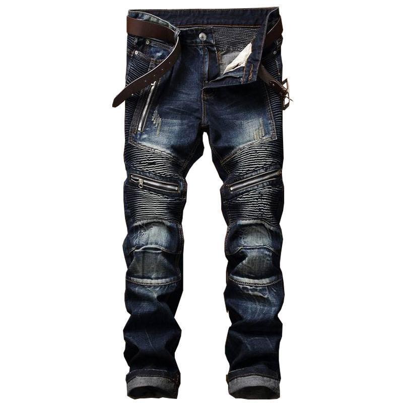 Men's Slim Fit Jeans - front studio view