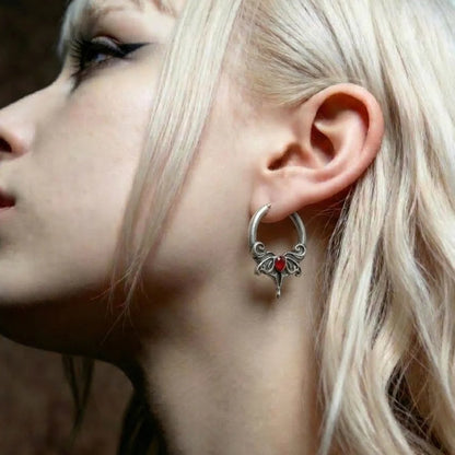 CRIMSON WING EARRINGS