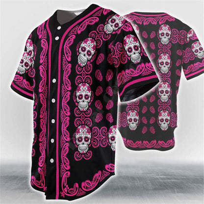 Bone-Crusher Baseball Jersey - alternate view, shown with a person (4 of 4)