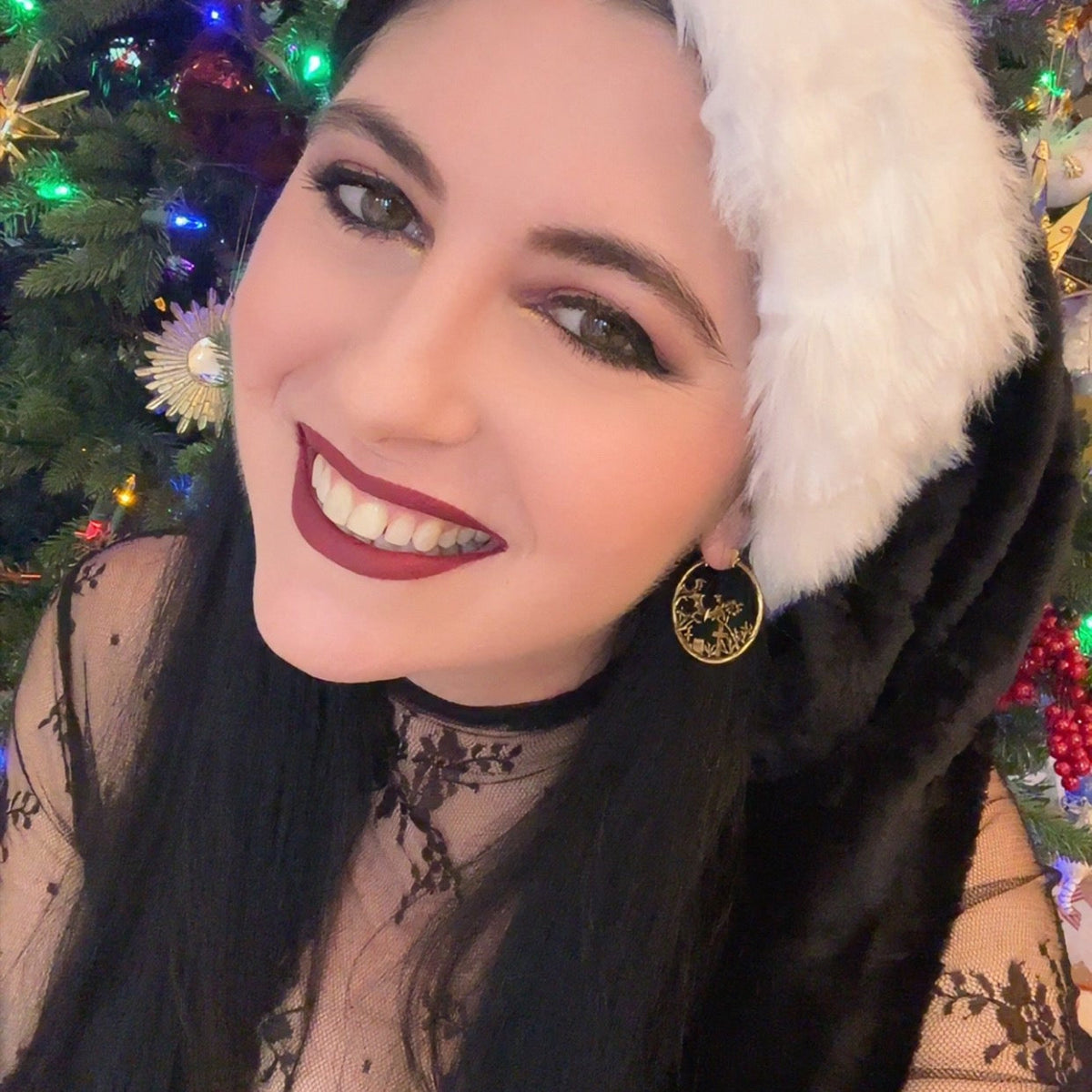 GRAVEYARD BAT EARRINGS