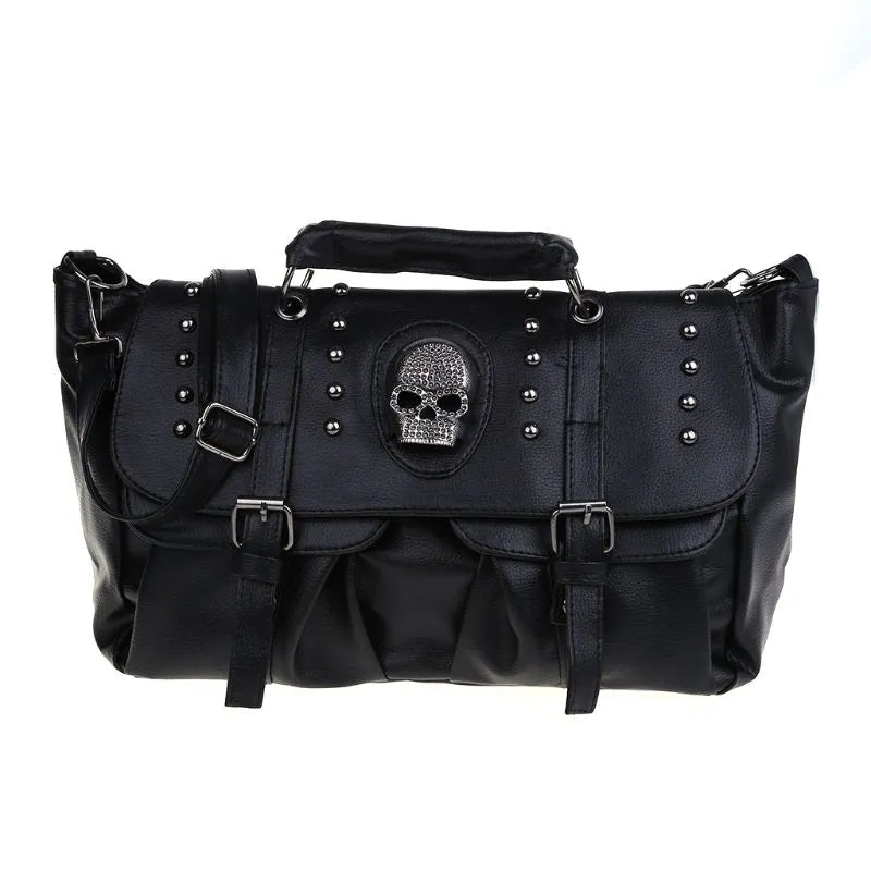Women's Skull Handbag - front studio view (1 of 2)