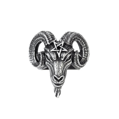 Baphomet Ring - front studio view (1 of 4)