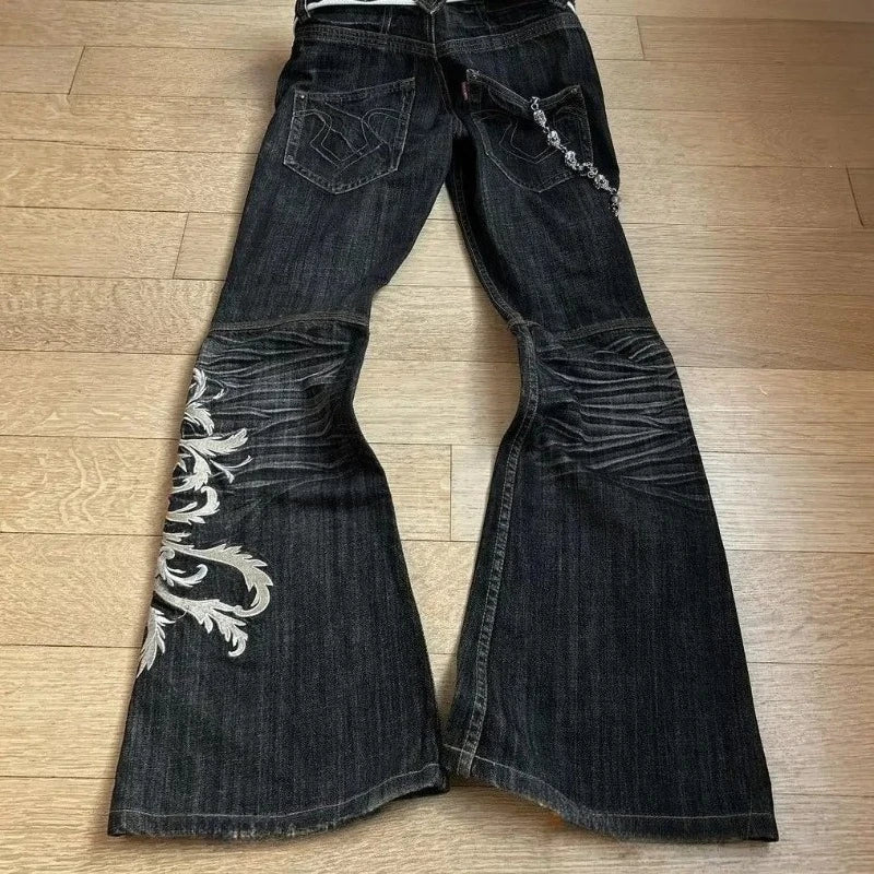 Patchwork Rebellion Flare Jeans