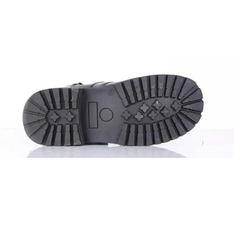 Ironveil Mid-Calf Moto Boots