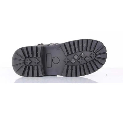 Ironveil Mid-Calf Moto Boots