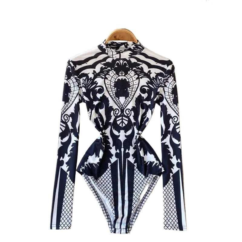 Women's Vintage Bodysuit - primary photo, shown with a person